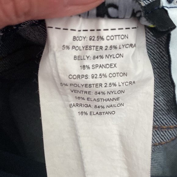 Hudson Maternity Collection Secret Belly Band Dark Denim Jeans Size 28 - Picture 12 of 13